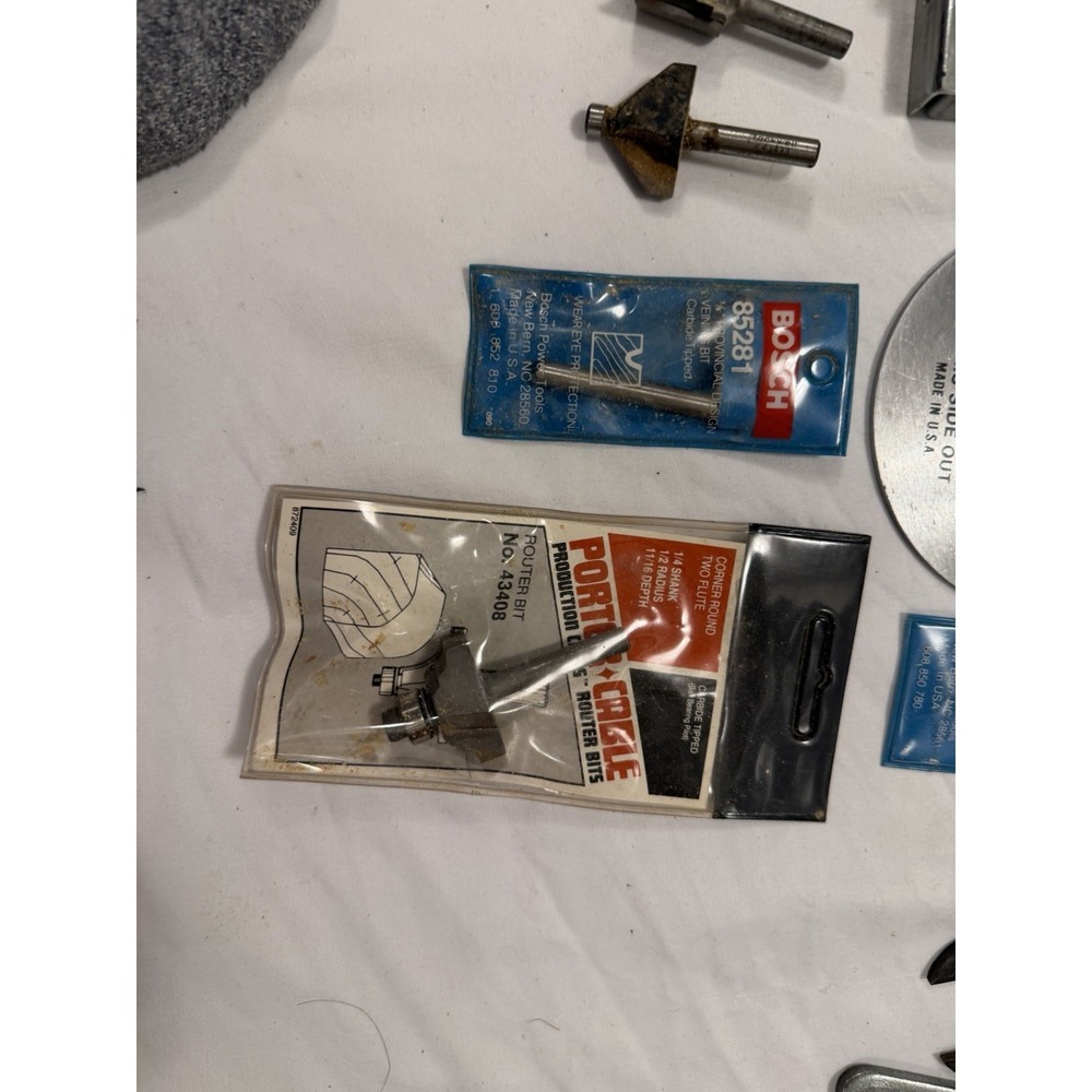 Skil 295 Router 22,500 RPM 5.5 AMPS Tested Lot Of 20+ Router Bits Metal Case - Picture 13 of 15